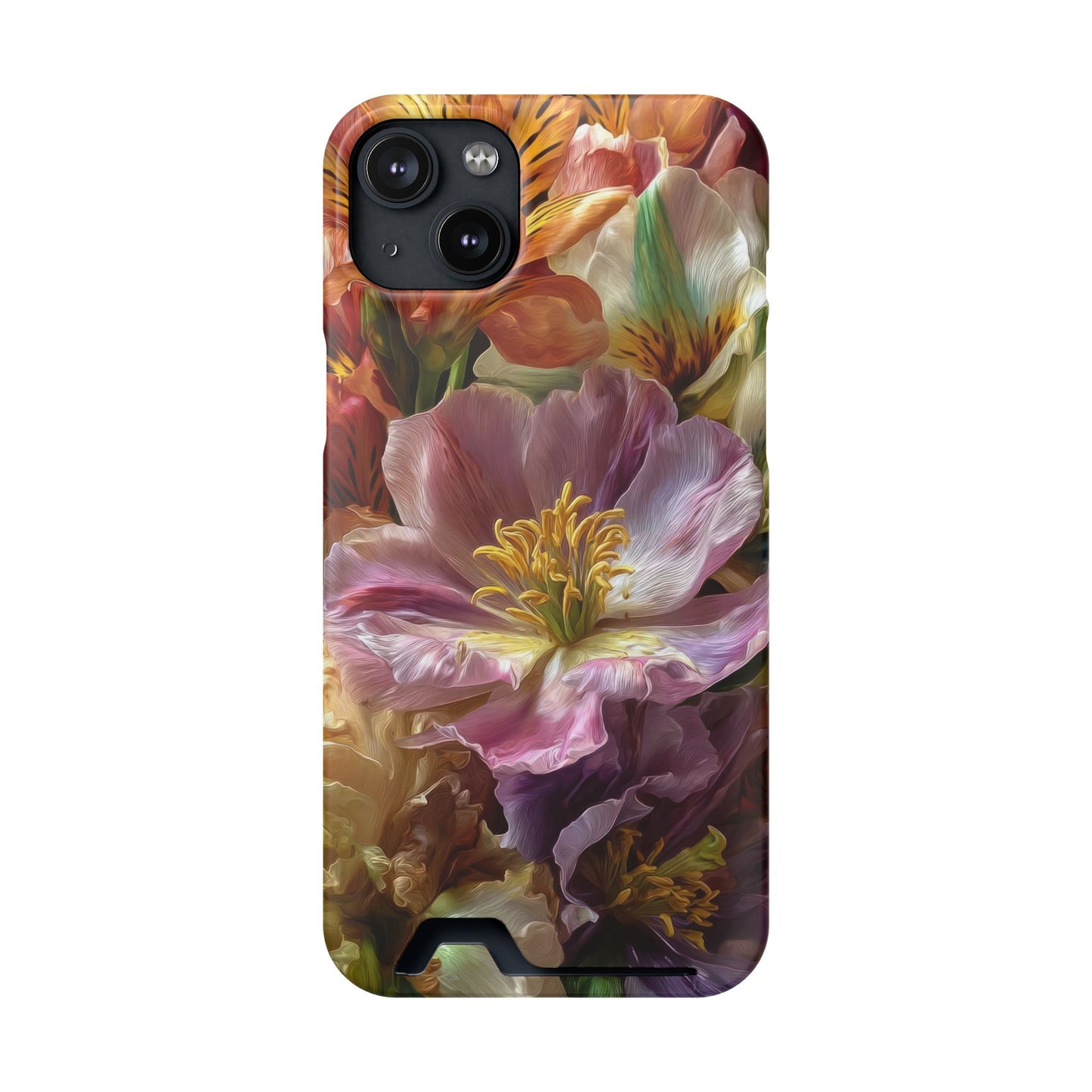 Coque de téléphone Floral Velvet Bloom avec porte-cartes