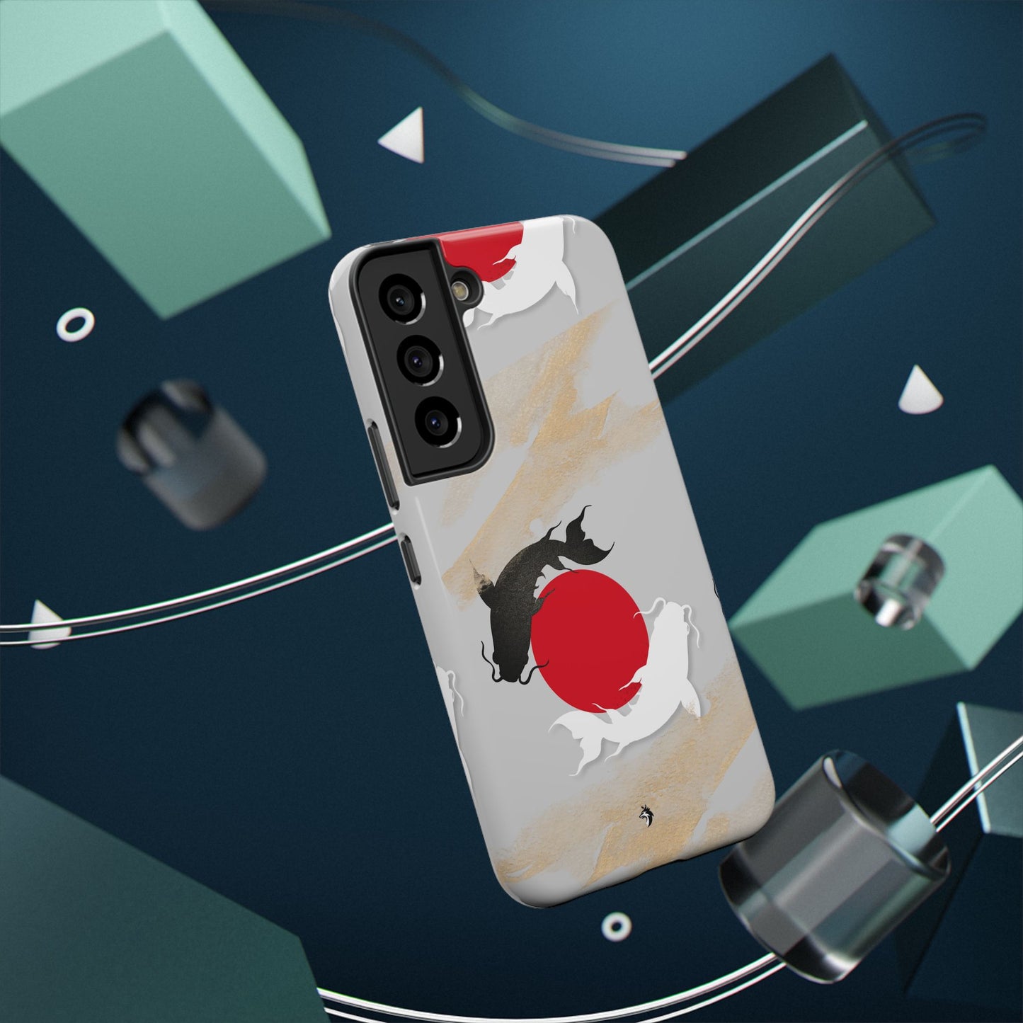 Coque de Téléphone Koi Circle Résistante aux Chocs