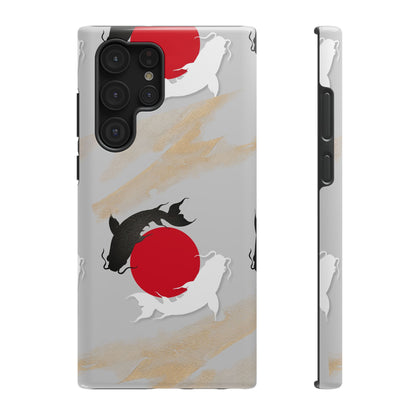 Coque de Téléphone Koi Circle Résistante aux Chocs