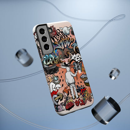 Coque de téléphone Graffiti Street Art — Coque résistante aux chocs style camouflage skateboard urbain