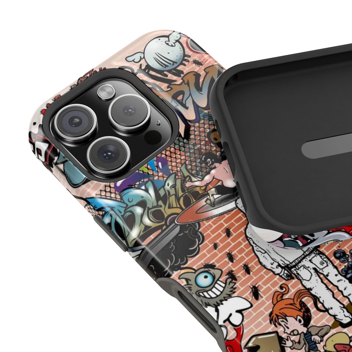 Coque de téléphone Graffiti Street Art — Coque résistante aux chocs style camouflage skateboard urbain