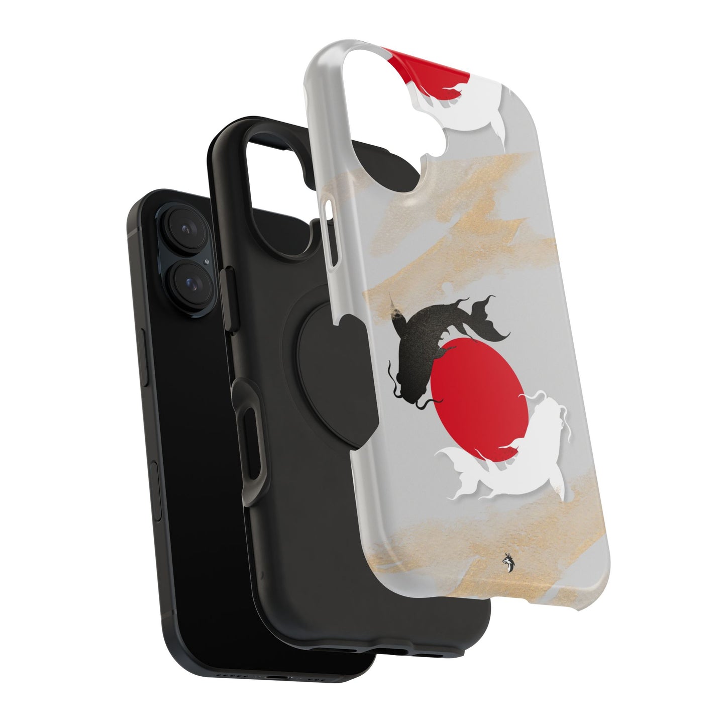 Coque de Téléphone Koi Circle Résistante aux Chocs