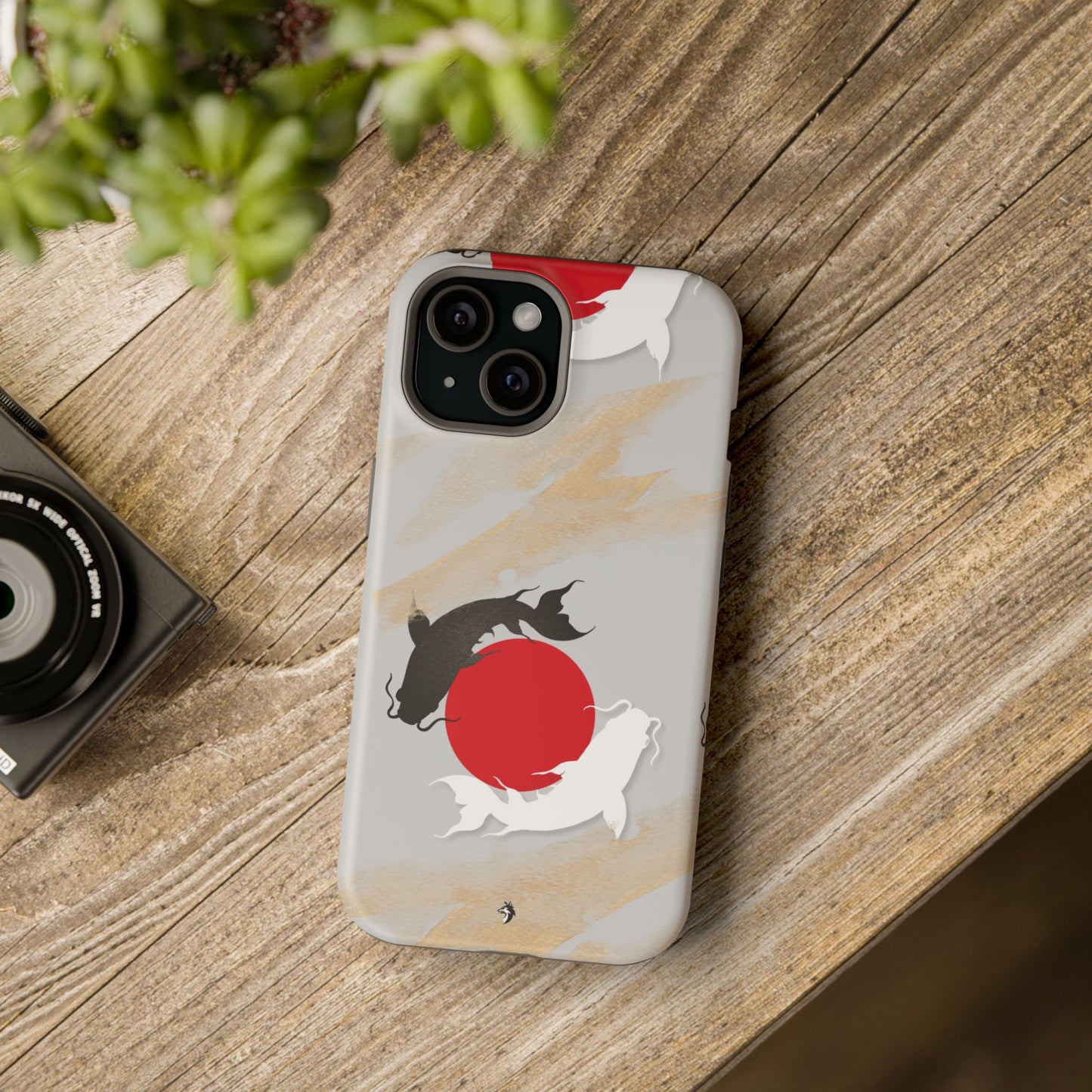 Coque de Téléphone Koi Circle Résistante aux Chocs