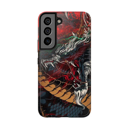 Coque de téléphone renforcée Dragon Rage — Housse protectrice iPhone style tatouage