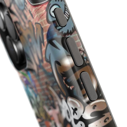 Coque de téléphone Graffiti Street Art — Coque résistante aux chocs style camouflage skateboard urbain