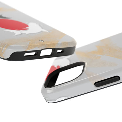 Coque de Téléphone Koi Circle Résistante aux Chocs
