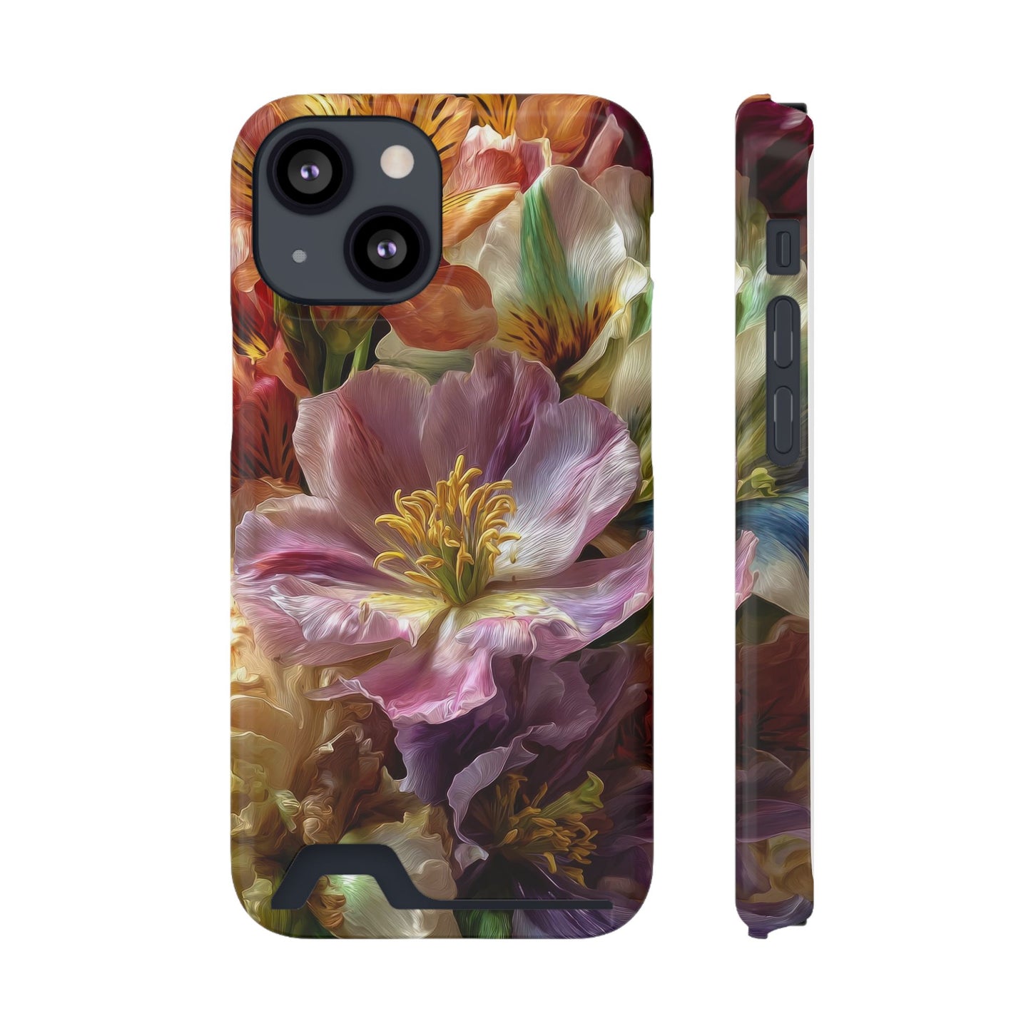 Coque de téléphone Floral Velvet Bloom avec porte-cartes
