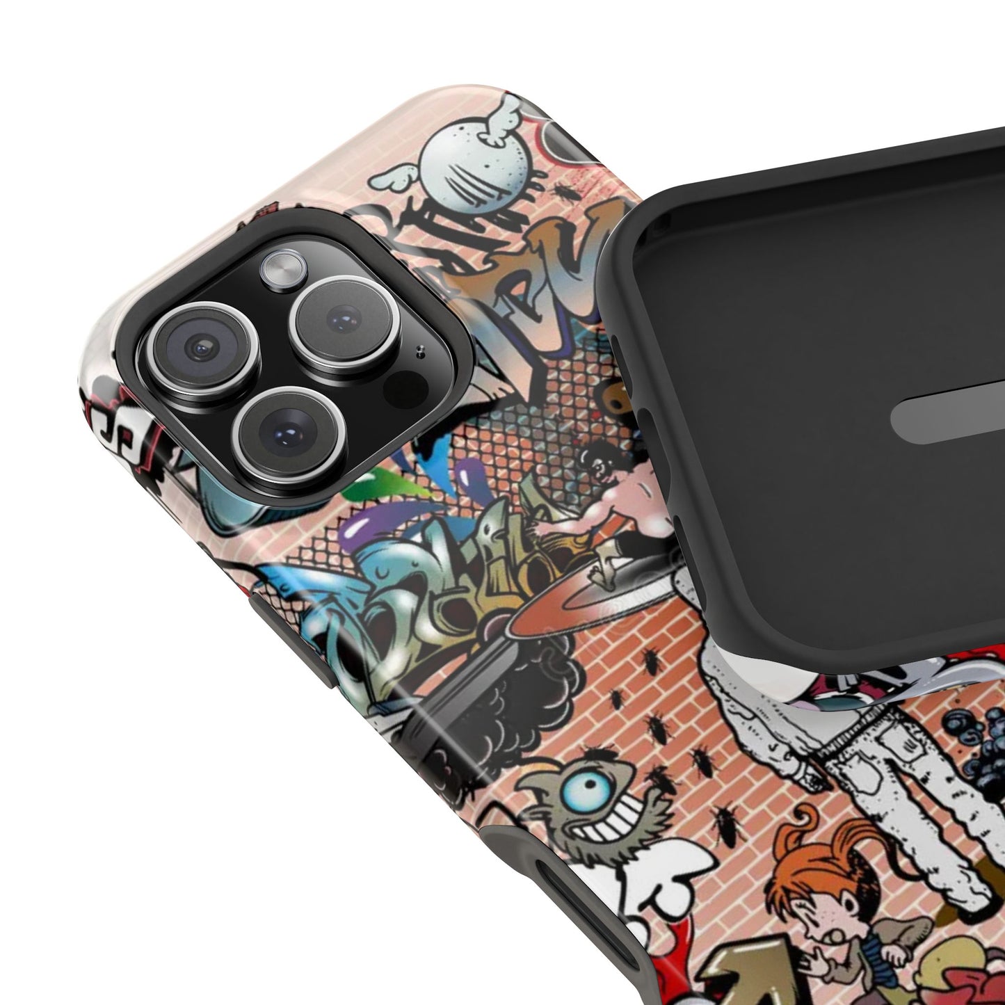 Coque de téléphone Graffiti Street Art — Coque résistante aux chocs style camouflage skateboard urbain