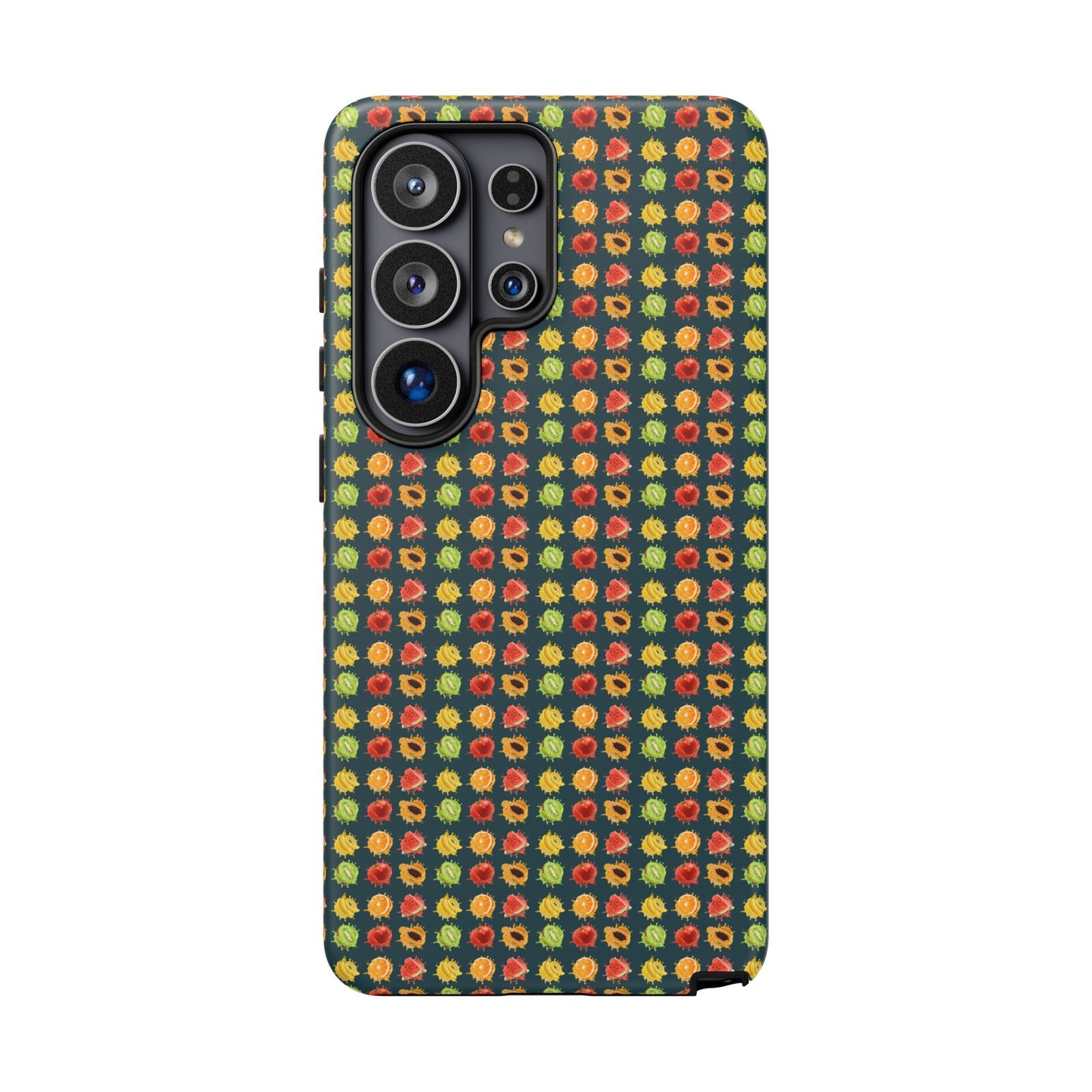 Floral Dot Tough Phone Case — Retro Pattern Protective Phone Cover