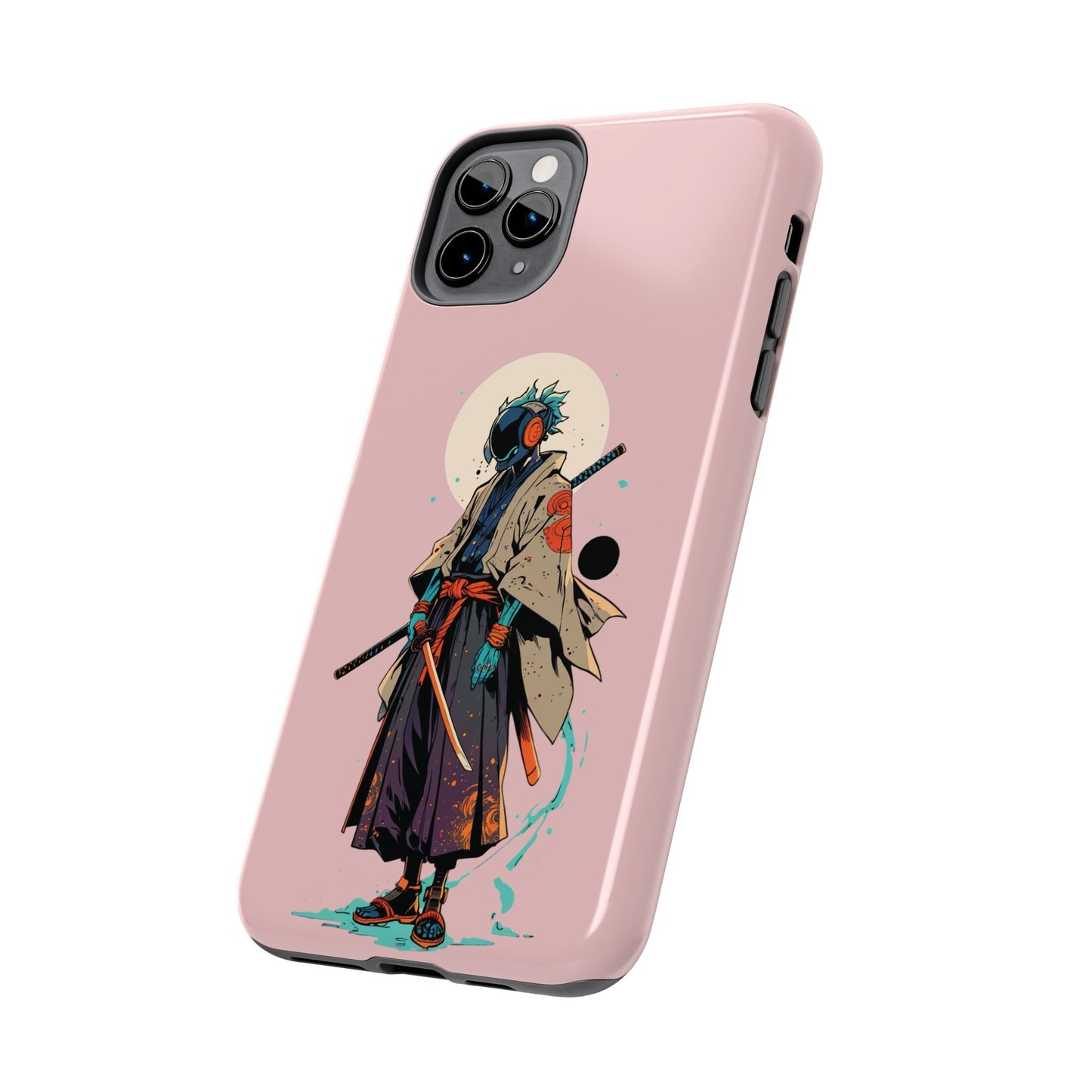 Samurai Cyberpunk Phone Case — Tough Protective iPhone Cover