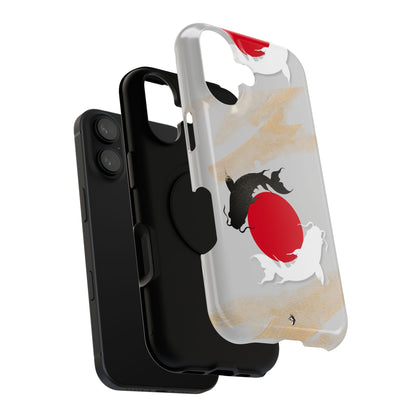 Coque de Téléphone Koi Circle Résistante aux Chocs