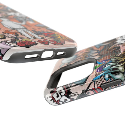 Coque de téléphone Graffiti Street Art — Coque résistante aux chocs style camouflage skateboard urbain