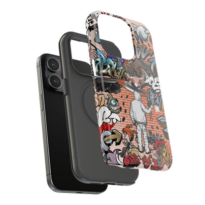 Coque de téléphone Graffiti Street Art — Coque résistante aux chocs style camouflage skateboard urbain