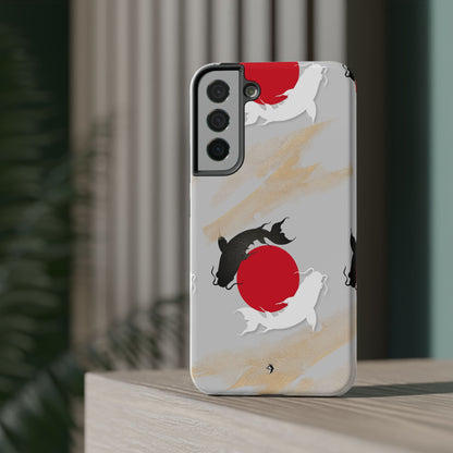 Coque de Téléphone Koi Circle Résistante aux Chocs