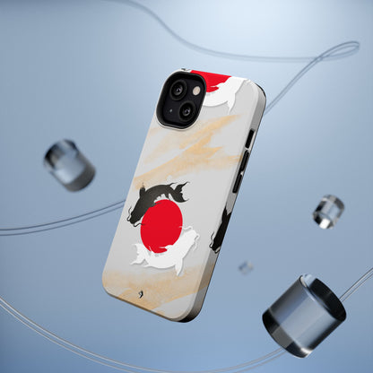 Coque de Téléphone Koi Circle Résistante aux Chocs