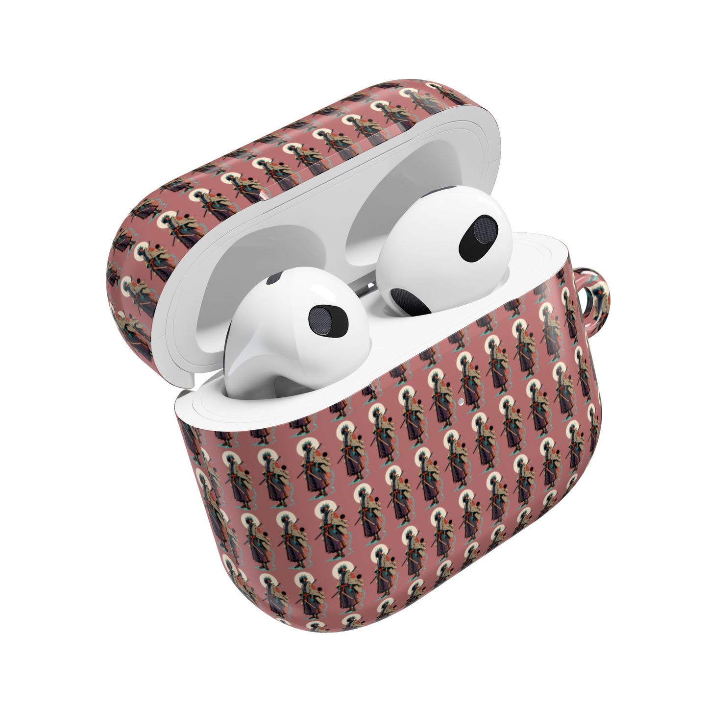 AirPod Case — Vintage Lady Pattern Pink Protective Case