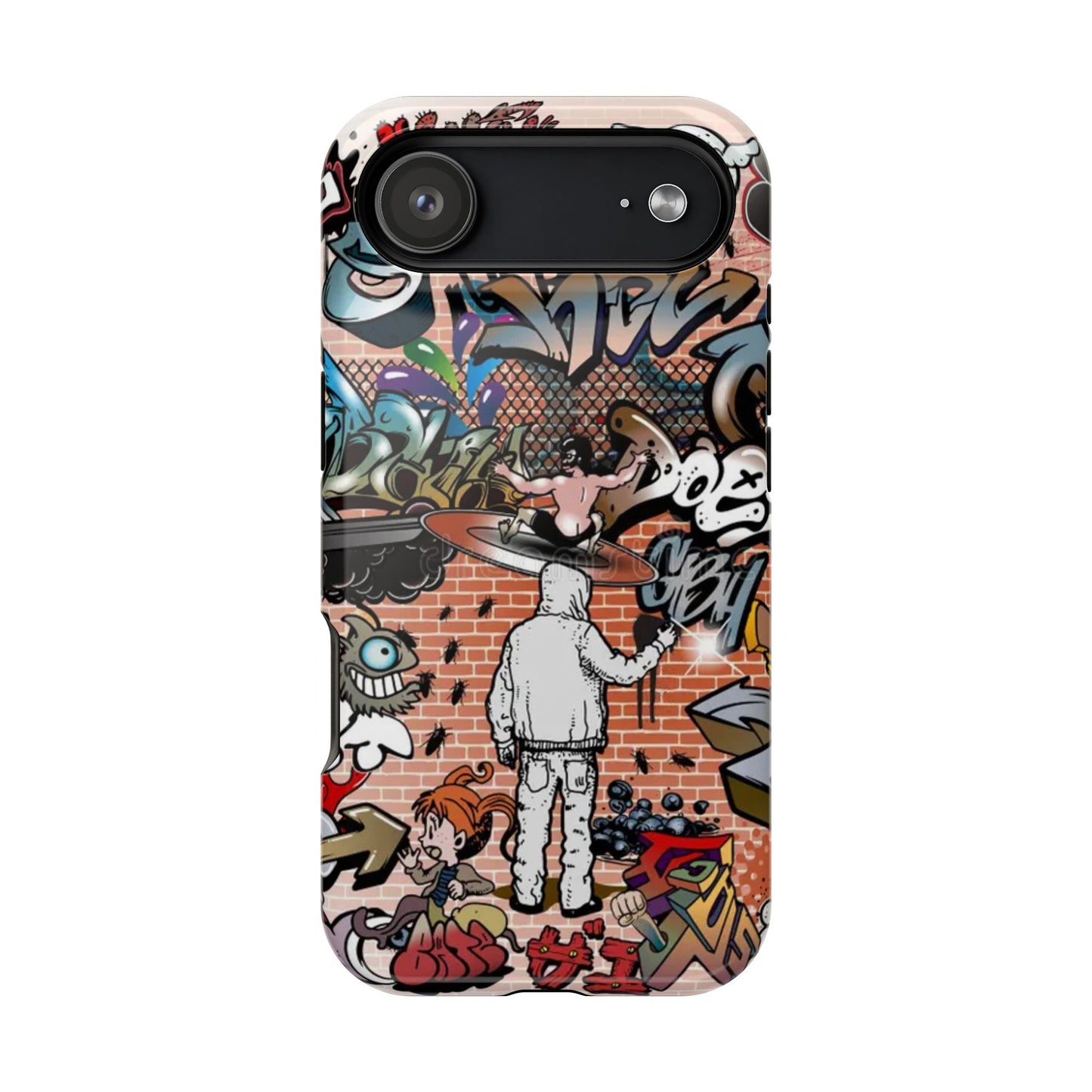 Coque de téléphone Graffiti Street Art — Coque résistante aux chocs style camouflage skateboard urbain