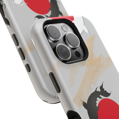 Coque de Téléphone Koi Circle Résistante aux Chocs