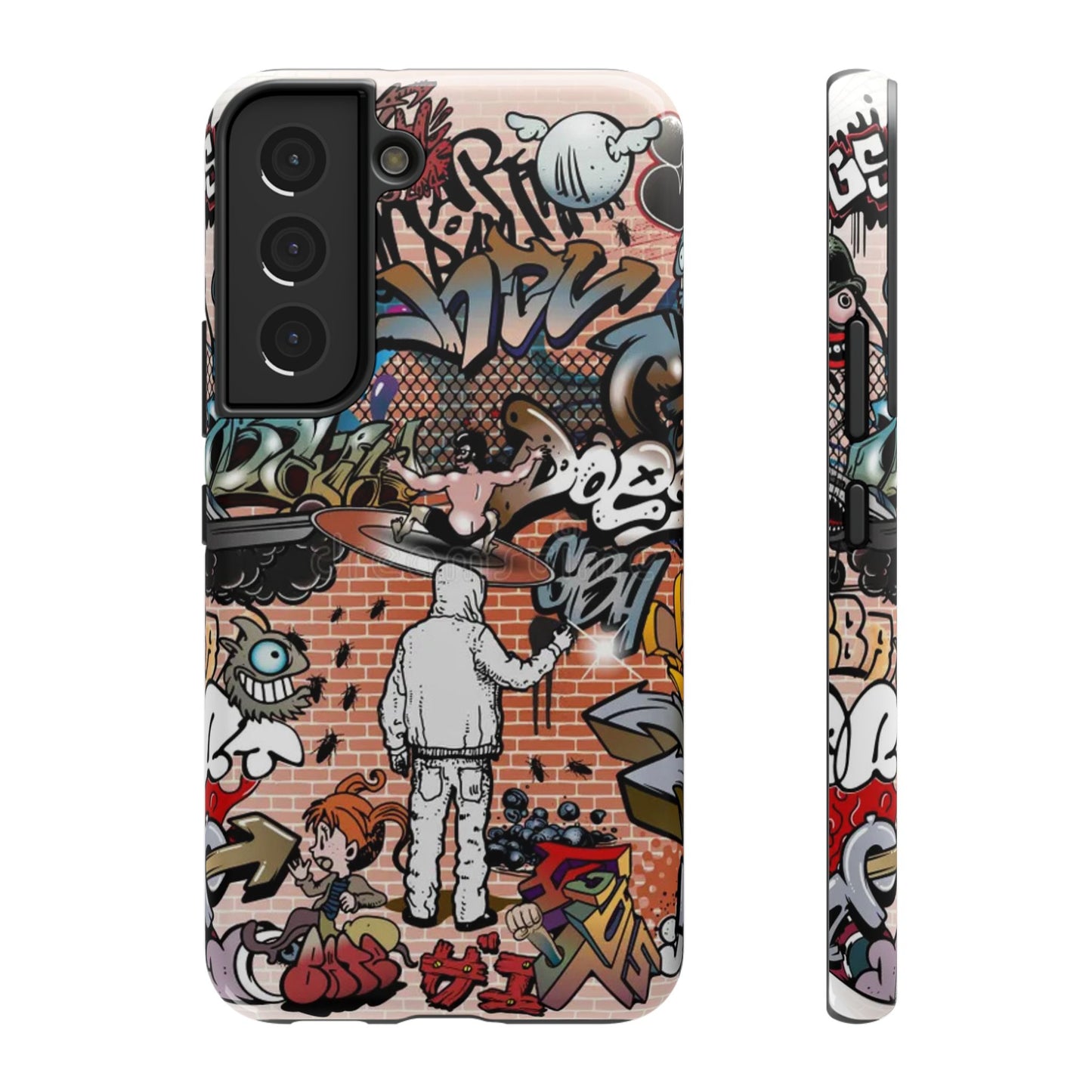 Coque de téléphone Graffiti Street Art — Coque résistante aux chocs style camouflage skateboard urbain