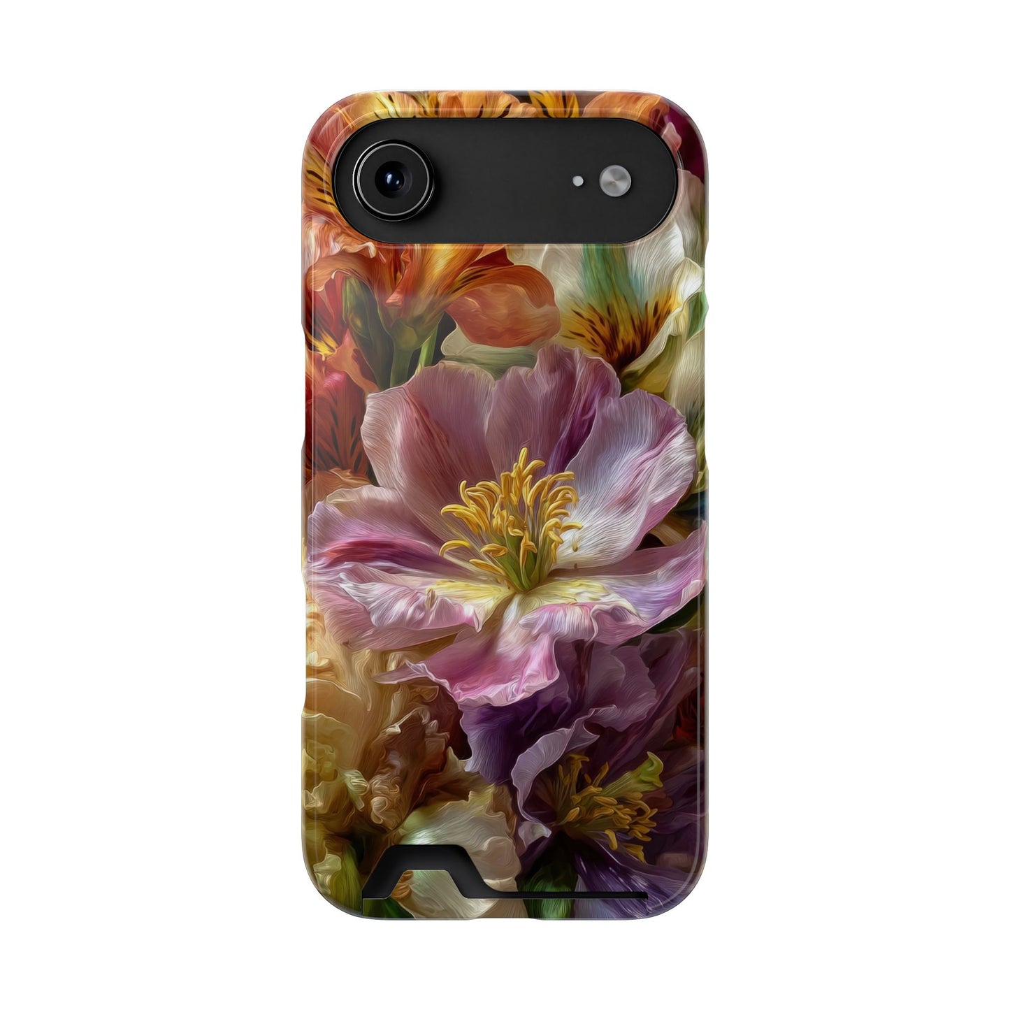 Coque de téléphone Floral Velvet Bloom avec porte-cartes