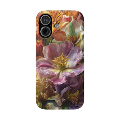 Coque de téléphone Floral Velvet Bloom avec porte-cartes