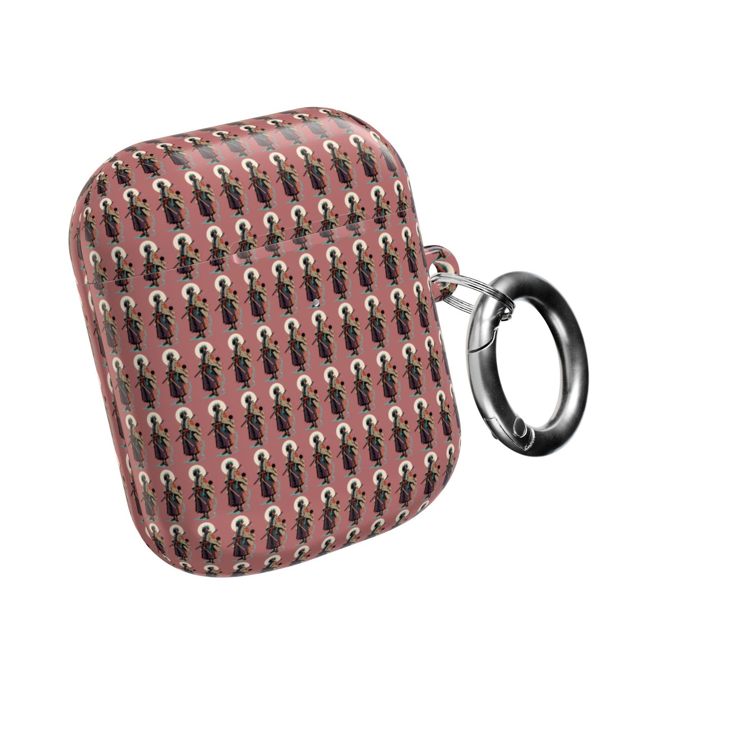 AirPod Case — Vintage Lady Pattern Pink Protective Case
