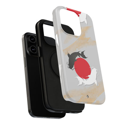 Coque de Téléphone Koi Circle Résistante aux Chocs