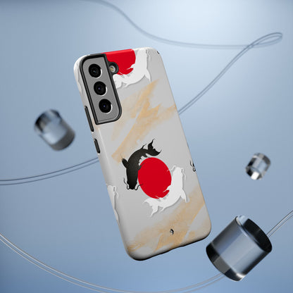 Coque de Téléphone Koi Circle Résistante aux Chocs