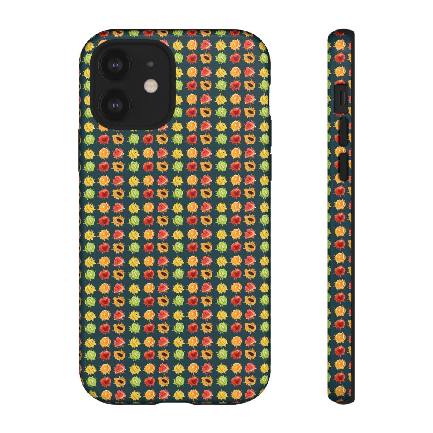 Floral Dot Tough Phone Case — Retro Pattern Protective Phone Cover
