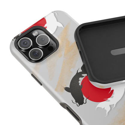 Coque de Téléphone Koi Circle Résistante aux Chocs