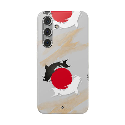 Coque de Téléphone Koi Circle Résistante aux Chocs