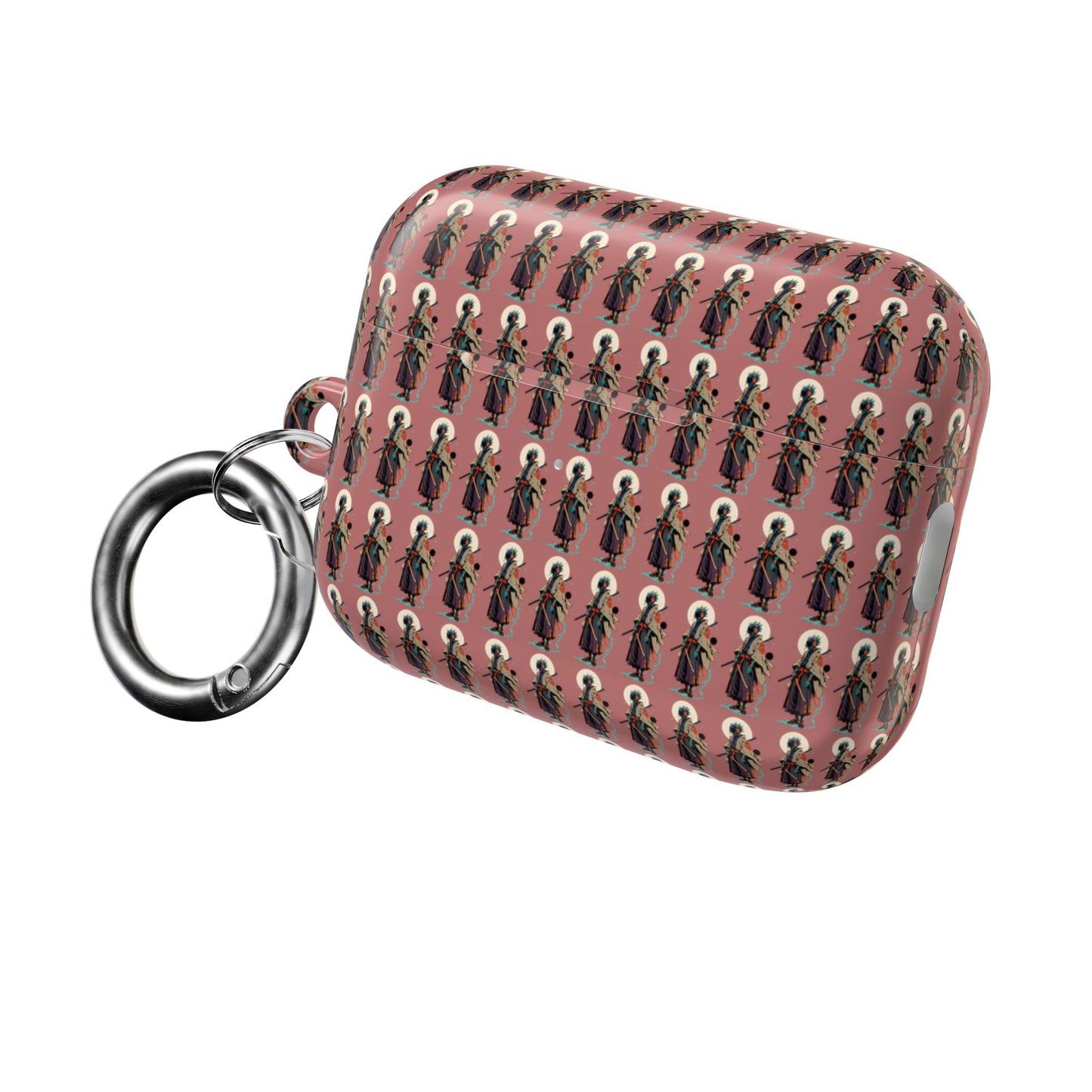 AirPod Case — Vintage Lady Pattern Pink Protective Case