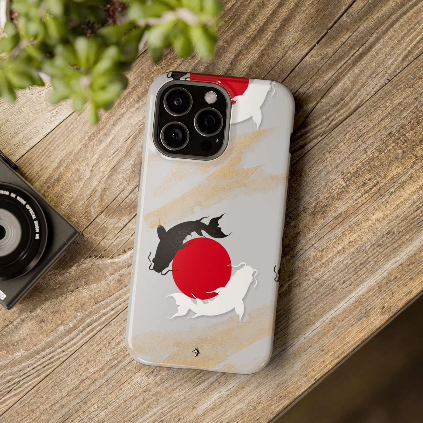 Coque de Téléphone Koi Circle Résistante aux Chocs