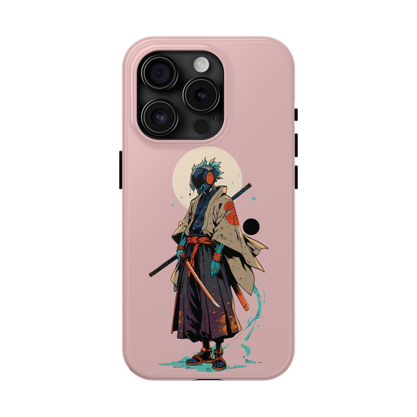 Samurai Cyberpunk Phone Case — Tough Protective iPhone Cover