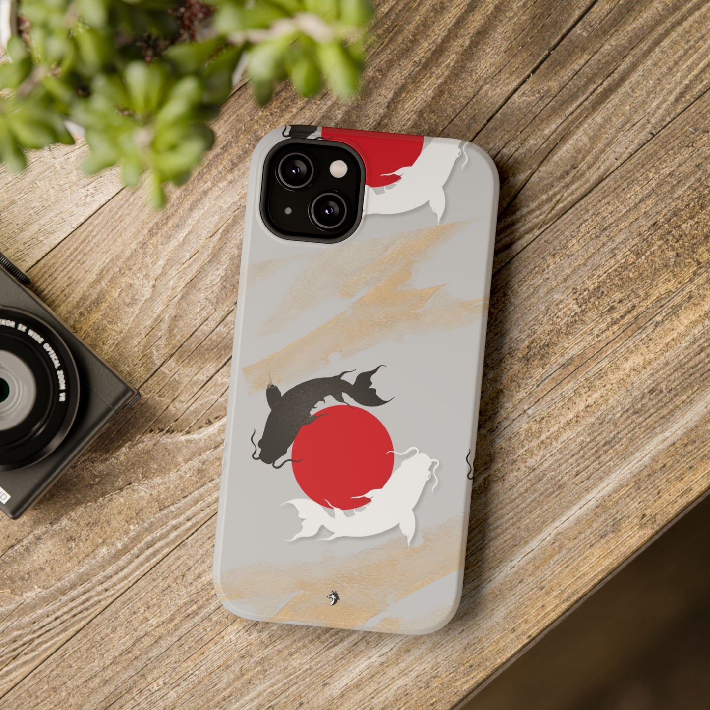 Coque de Téléphone Koi Circle Résistante aux Chocs