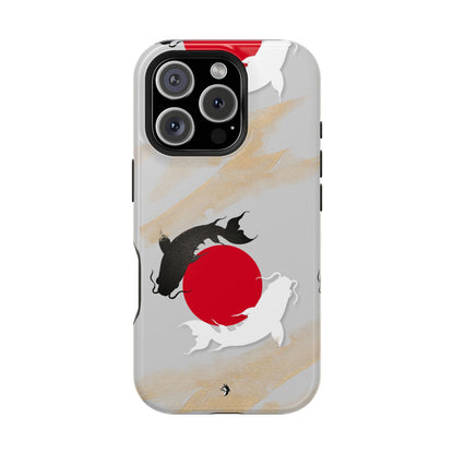 Coque de Téléphone Koi Circle Résistante aux Chocs