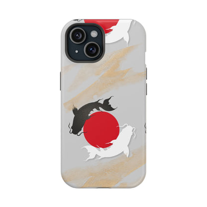 Coque de Téléphone Koi Circle Résistante aux Chocs