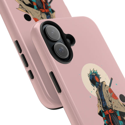 Samurai Cyberpunk Phone Case — Tough Protective iPhone Cover