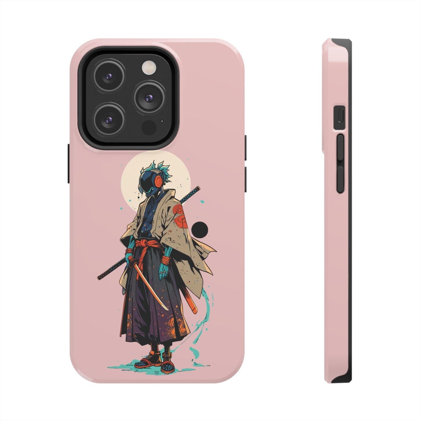 Samurai Cyberpunk Phone Case — Tough Protective iPhone Cover
