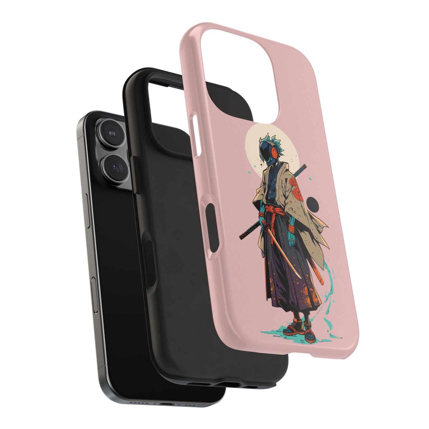 Samurai Cyberpunk Phone Case — Tough Protective iPhone Cover