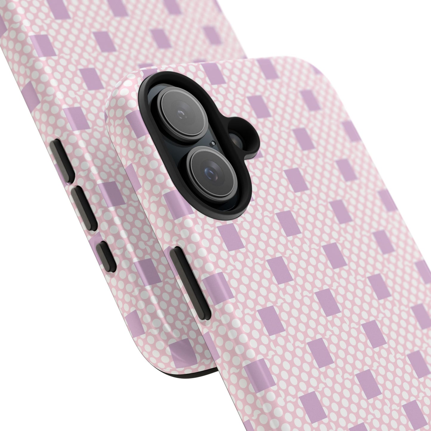 Coque de téléphone renforcée Pastel Lavender Check
