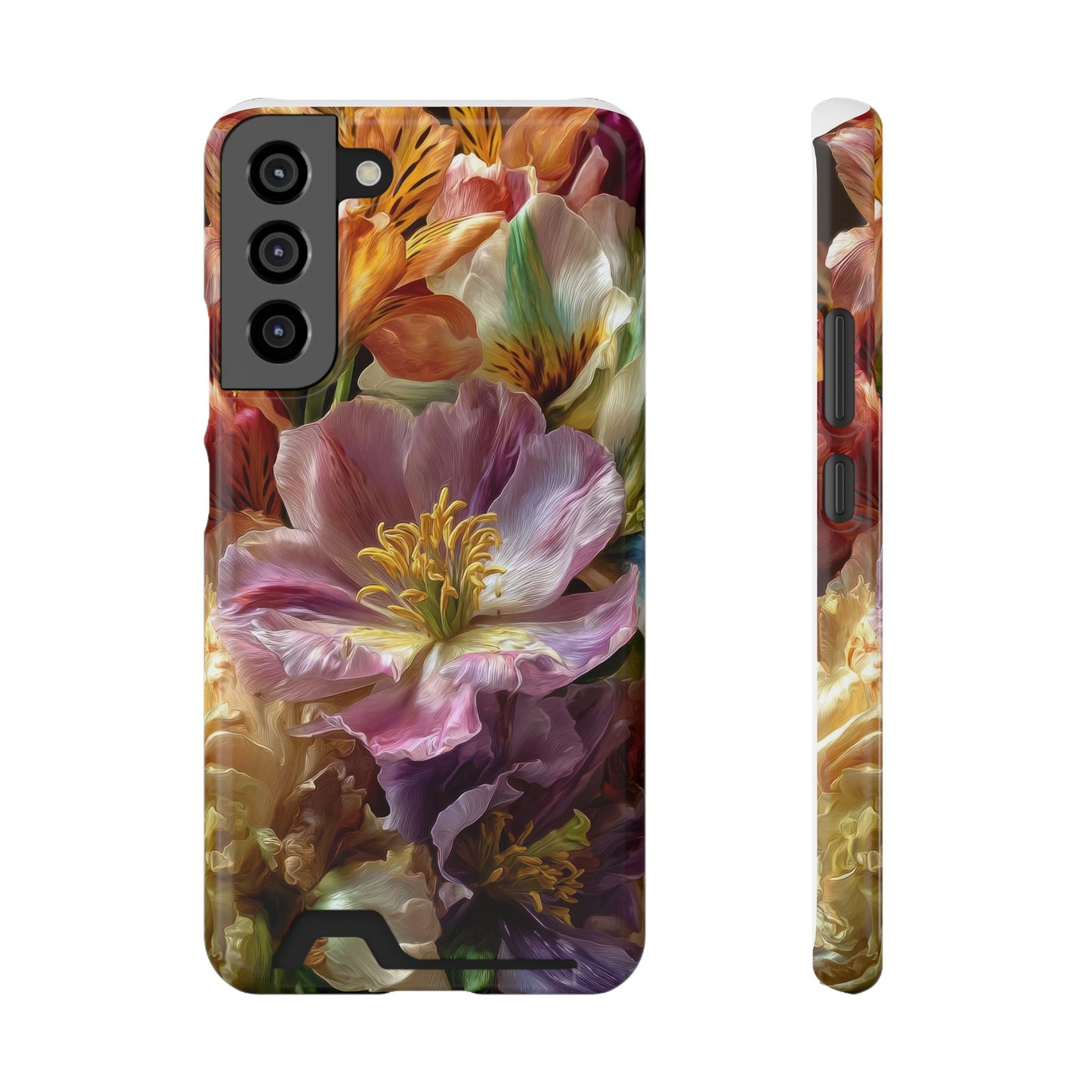 Coque de téléphone Floral Velvet Bloom avec porte-cartes