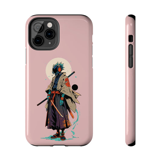 Samurai Cyberpunk Phone Case — Tough Protective iPhone Cover