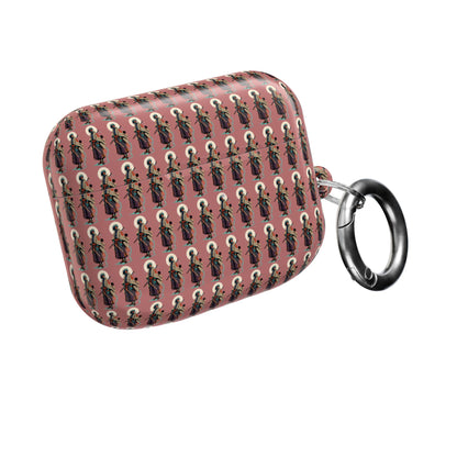 AirPod Case — Vintage Lady Pattern Pink Protective Case