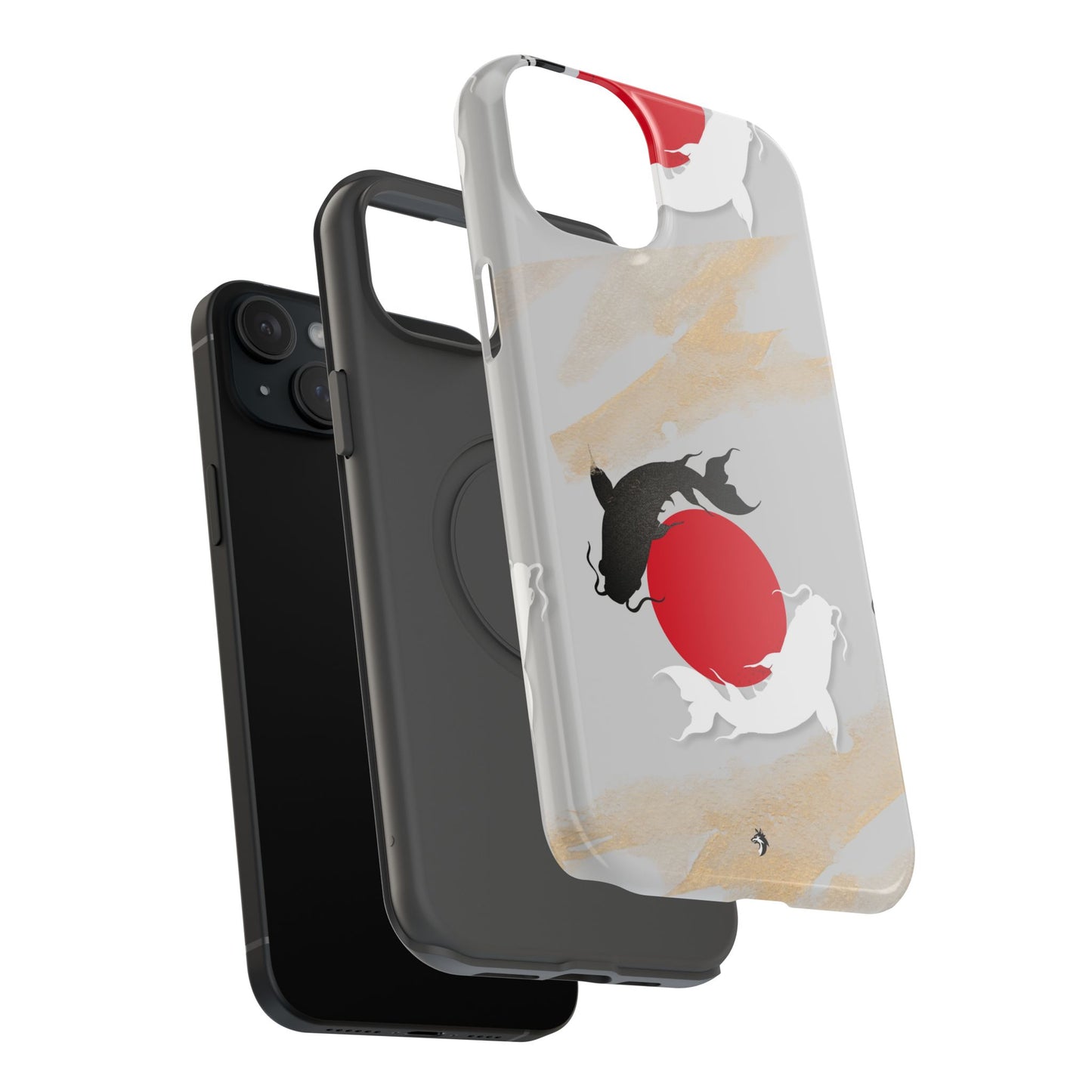 Coque de Téléphone Koi Circle Résistante aux Chocs