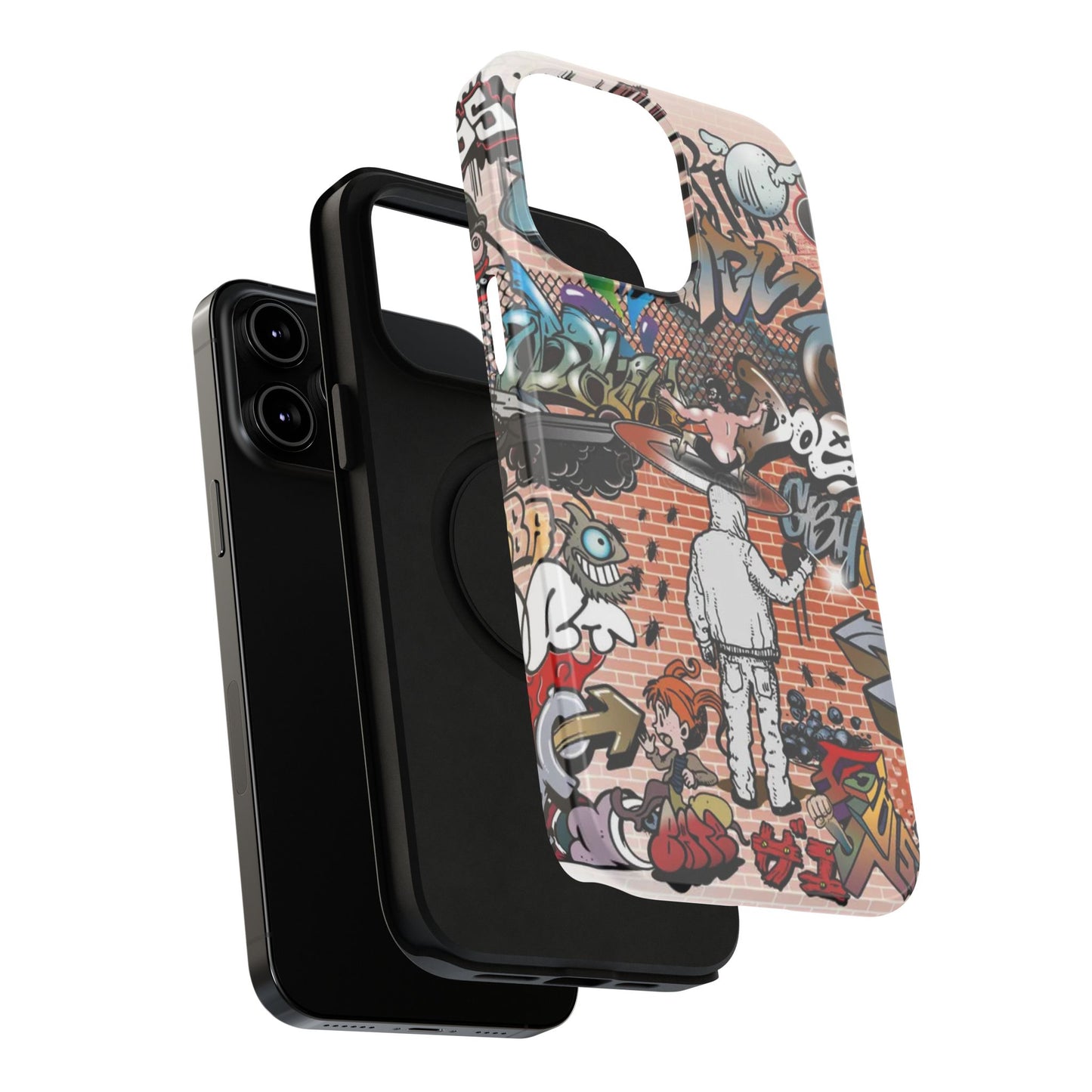 Coque de téléphone Graffiti Street Art — Coque résistante aux chocs style camouflage skateboard urbain
