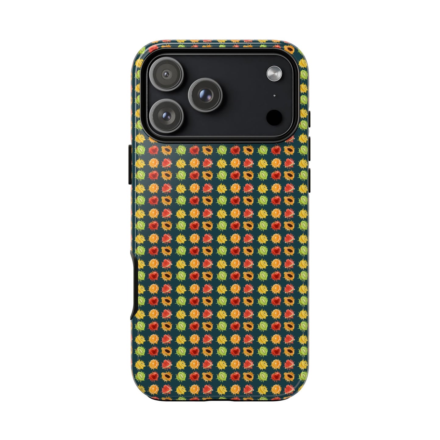 Floral Dot Tough Phone Case — Retro Pattern Protective Phone Cover