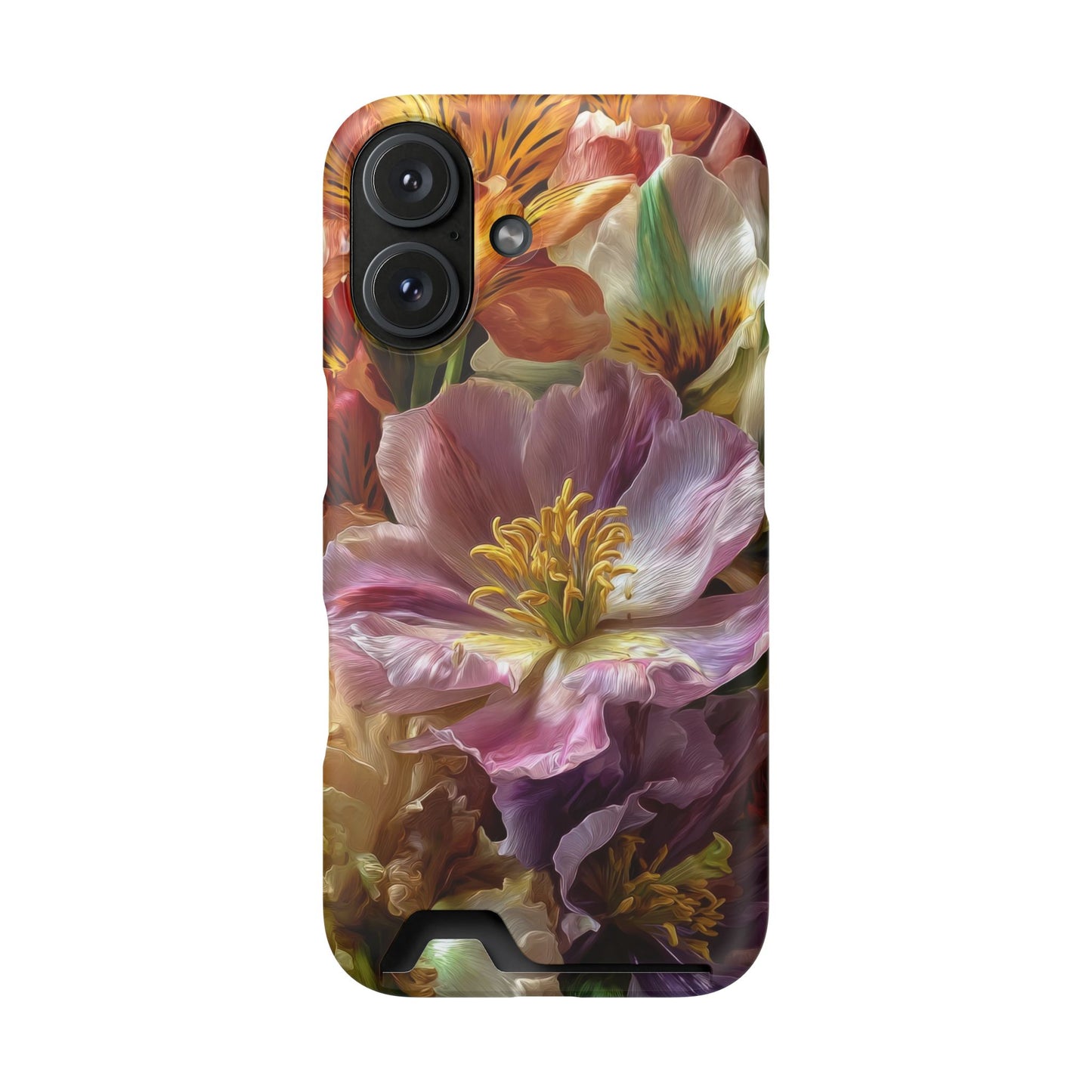Coque de téléphone Floral Velvet Bloom avec porte-cartes