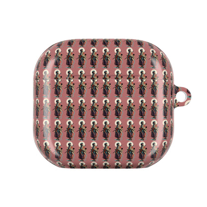 AirPod Case — Vintage Lady Pattern Pink Protective Case