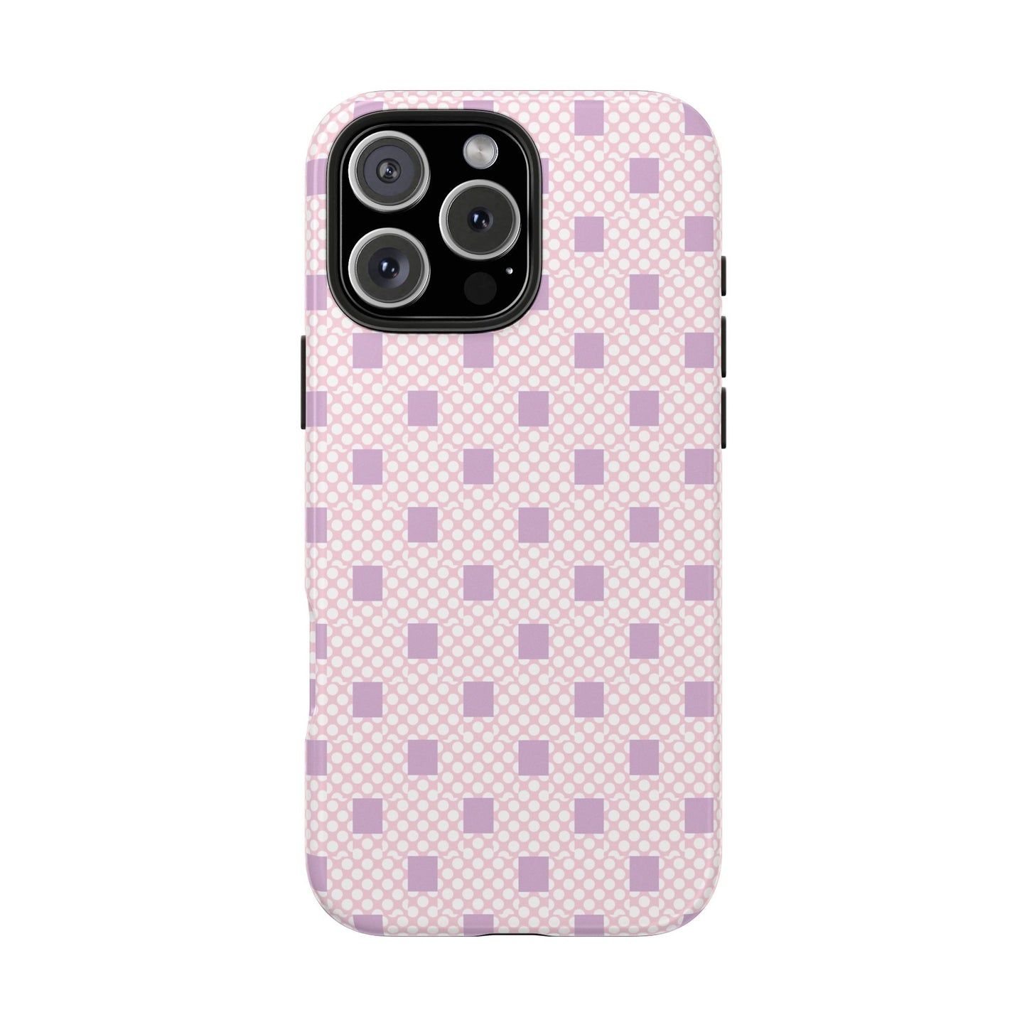 Coque de téléphone renforcée Pastel Lavender Check